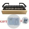1PC or 2PCS Space Aluminum No-drill Wall Shelf for Bathrooms and Kitchens - Easy To Install, Space-saving, Alloy Structure, Strong Adhesion