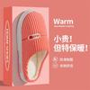 Baumwollpantoffeln Damen Winter Indoor Rutschfest Dicke Sohle Warm Plüsch Zuhause Haushalt Männlich und Weiblich Paare Wochenbett Niedlich Universell