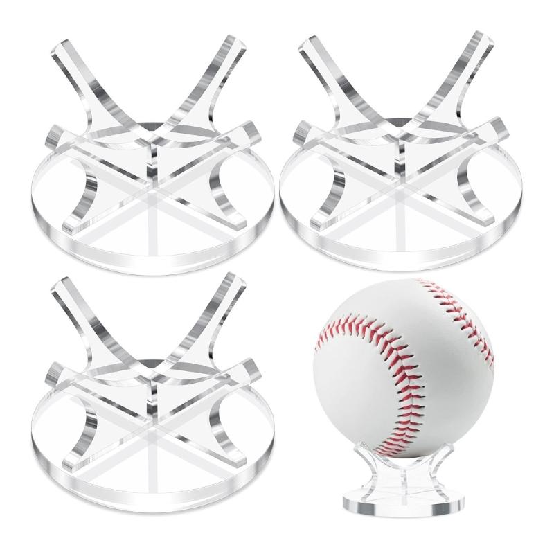 Baseball Display Stand for Baseball Golf Softball Tennis Balls Acrylic Small Balls Stand Holder Sport Balls Display Rack