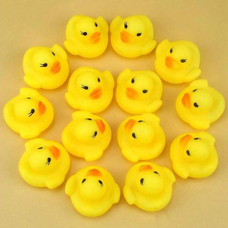 Mini Animals Rubber Ducks Miniature Desktop Ornament Cartoon Cute Duck Various Styles Household Office Desktop Decoration TMZ
