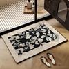 Diatom Mud Bathroom Mat - Absorbent, Quick-Drying, Non-Slip, Easy Clean & Dirt Resistant Foot Mat for Toilet & Door.