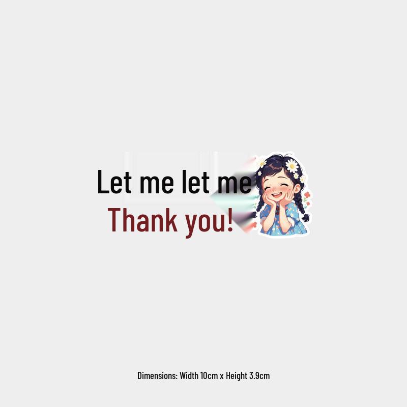 Creative Female Driver Car Sticker - Waterproof Rear Windshield Decoration