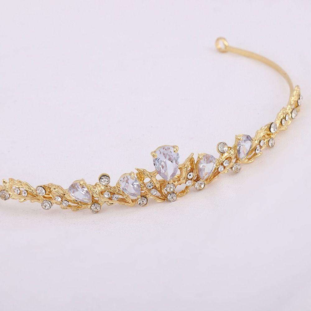 Hair Jewelry Hair Accessories Bar Mitzvah Crown Bridal Crowns Women Hair Hoop Baroque Crystal Tiara