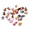 Figurines d'animaux imprimées en 3D Jouets 12/24/36 Pièces Dessin Animé Articulation Mobile Lapin Tigre Chien Modèle Animal Jouets Décoration de Bureau Maison