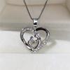 Nový Den matek Ženy Náhrdelník Srdce Přívěšek Láska Máma a syn Objetí Design Oslnivé kubické zirkonie Dárek Módní šperky
