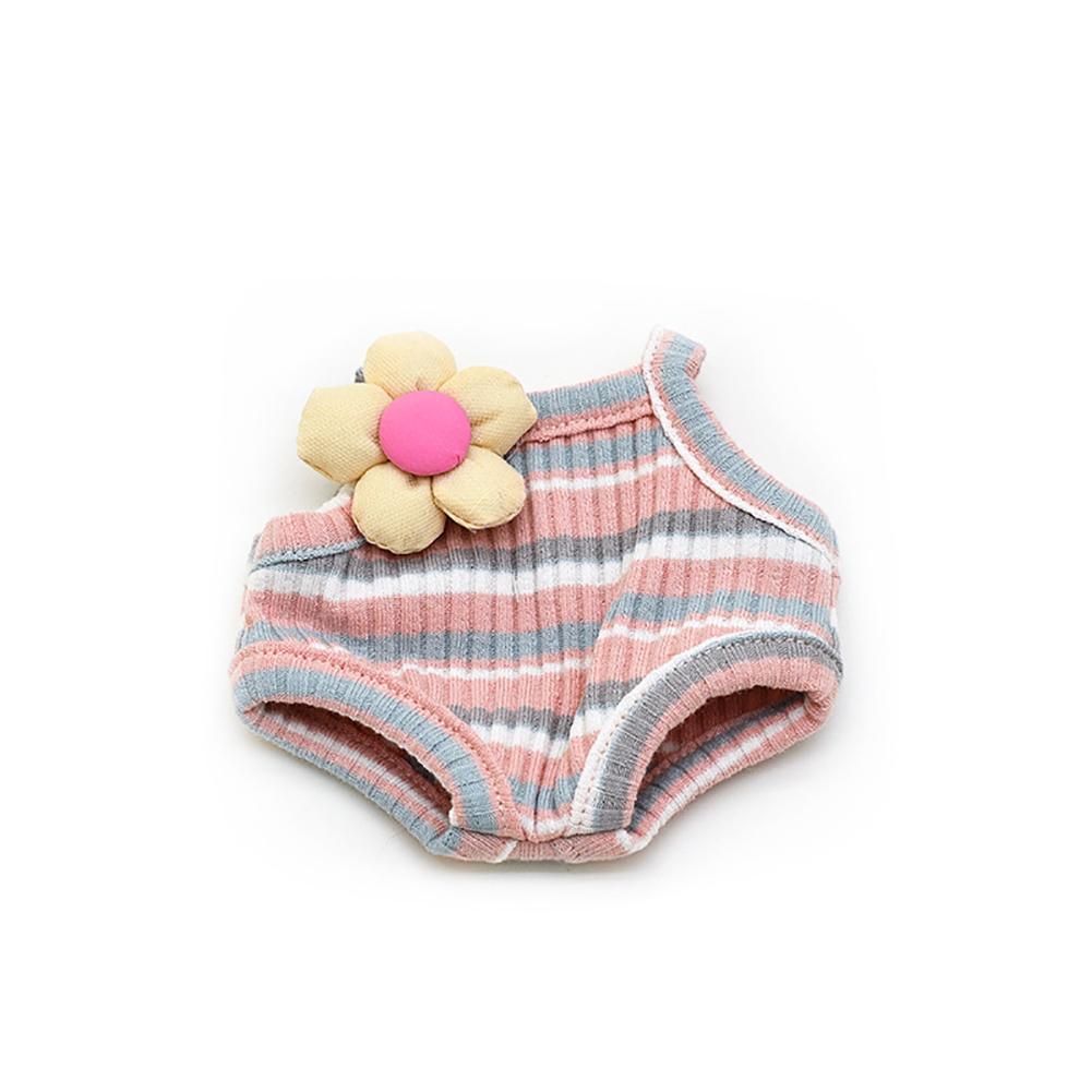 20CM Doll Rompers Cartoon Plush Doll Replacement Outfit Playing House Accessories Mini Clothes