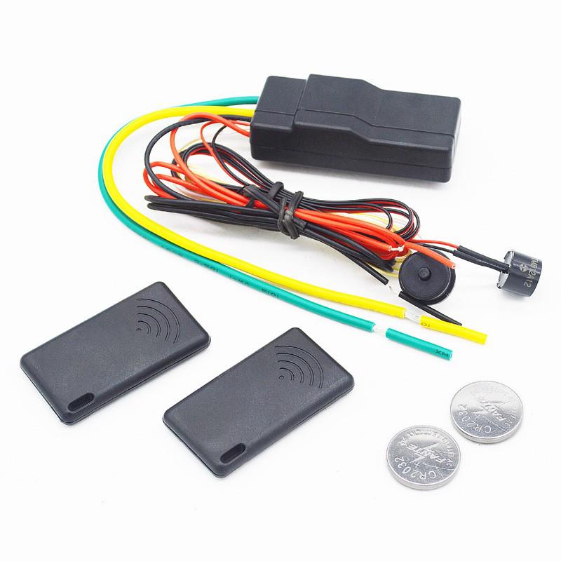 

12V Car & Motorcycle Anti-theft Induction Device with Power Cut Engine Lock, 2.4GHz.