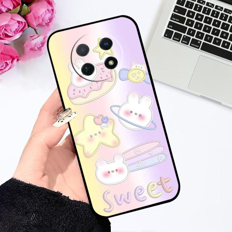 For Huawei Nova Y91 Case STG-LX1 Color Printing TPU Silicone Phone Cover For Huawei Enjoy 60X Shockproof Coque Fundas Cartoon