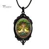 Spooky Cosplay Jewelry Vintage Gothic Necklace, Raven Pendant Bat Red Holiday Party Costume Accessories Rose Halloween Witchy for Women Necklace