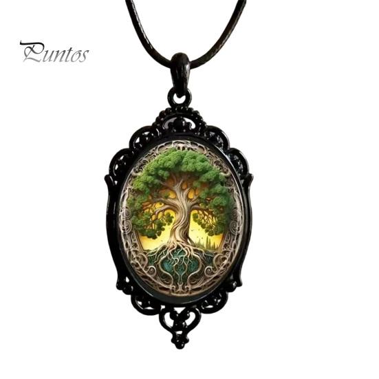 Spooky Cosplay Jewelry Vintage Gothic Necklace, Raven Pendant Bat Red Holiday Party Costume Accessories Rose Halloween Witchy for Women Necklace