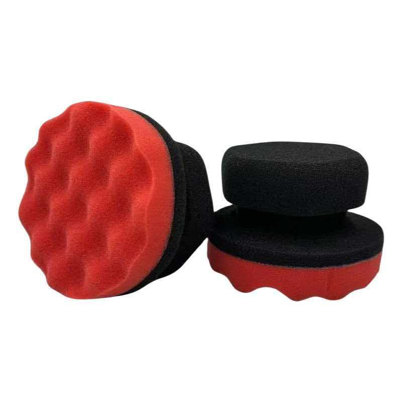 Large Tire Shine Applicator Pad Tire Hex Grip Applicator Tire Shine Car Detailing Foam Sponge Tool Reusable Car Cleaning