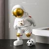 -Resin Statue Space Figure Spaceman Figurine Ornament Sculpture for Kids Room Bookshelf ,Bedroom,