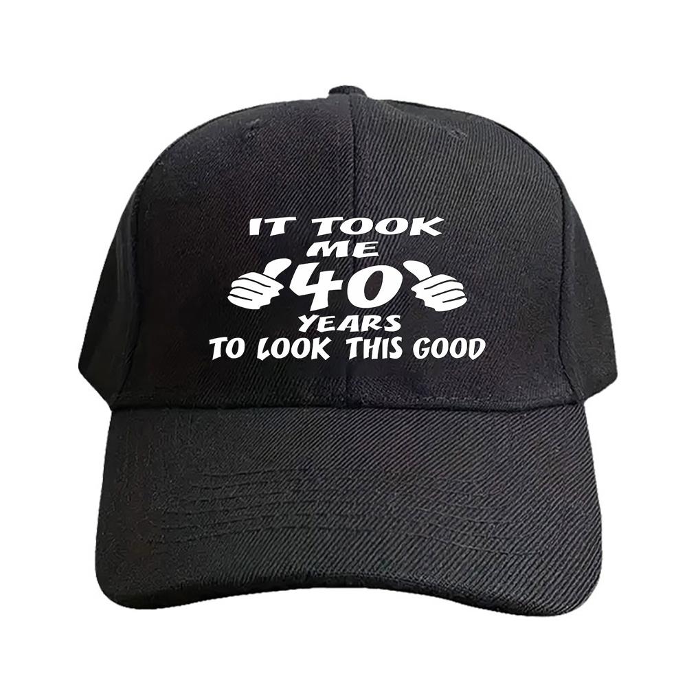 it took me years to look this good Woman Man Summer Baseball Cap Adjustable with Curved Brim Protection Sun Hats