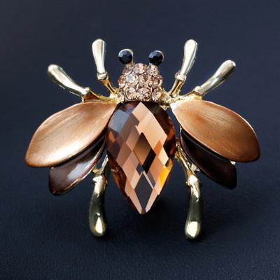 Creative Brooch Pin Brooch Alloy Diamond Drip Oil Grasshopper Brooch Clothing Accessories Womens Clothing Accessories Badge Pin Lapel Pin