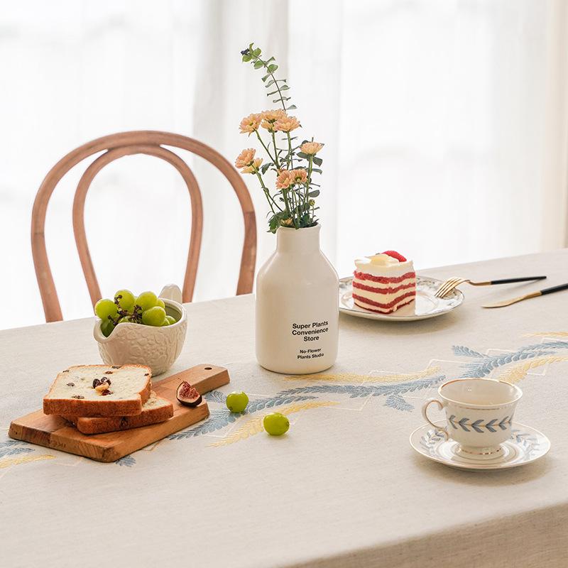 Tablecloth Cotton And Linen Simple Fabric Decorative Dining Table Cloth Rectangular Cover Towel Household Coffee Table Cloth