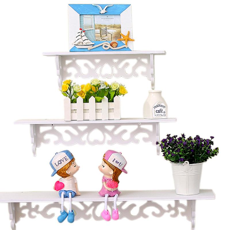 Creative Living Room Wall-Mounted Shelf - One-Word Partition Decoration