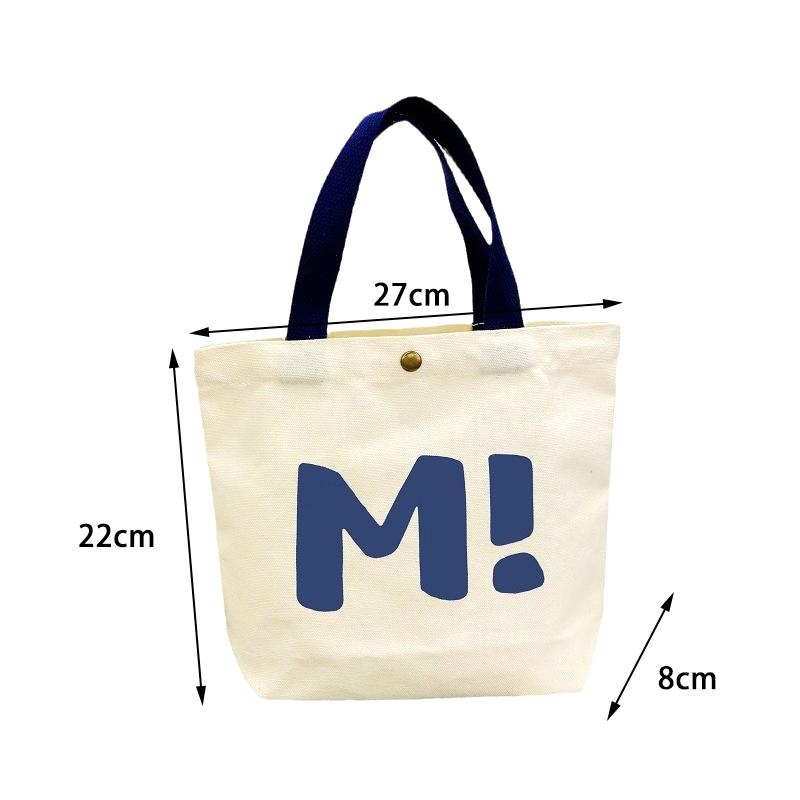 

{YY28} Fashion Canvas Women s Small Cloth Bag Korean Version Tote Bag Work Commuting Pouch Portable Lunch Bento Organizer синий