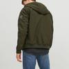 JACK & JONES Men's Mid-Season Matte Zip-Up Hooded Jacket