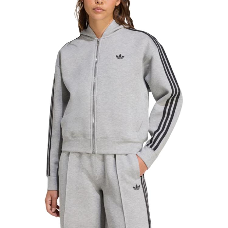 Adidas Originals Adicolor FW25 Spacer Hooded Sports Fashion Jacket Women Jacket JY2620