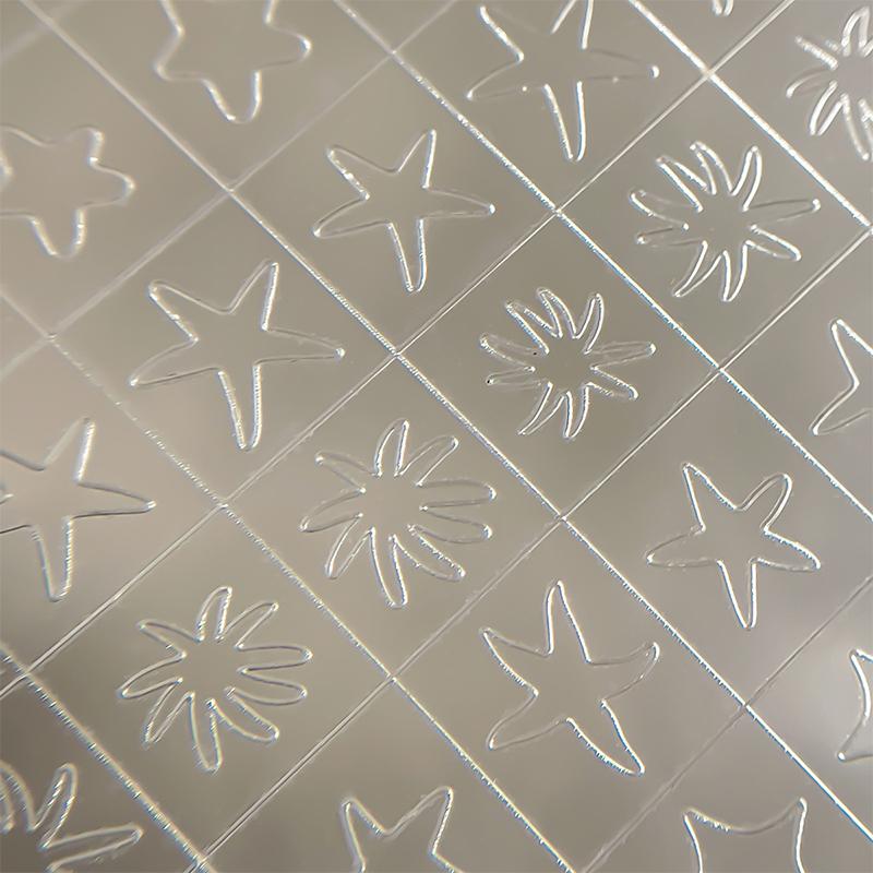 Starfish Shell Ocean Hollow Out Nail Sticker Decals Self Adhesive Template for All Nail Types DIY Art Summer Style