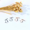[One Pair] Jewelry Accessories, Screw Clips, Ear Clips, Handmade Diy Earrings, Painless And Pierced Ear Clips, Accessories