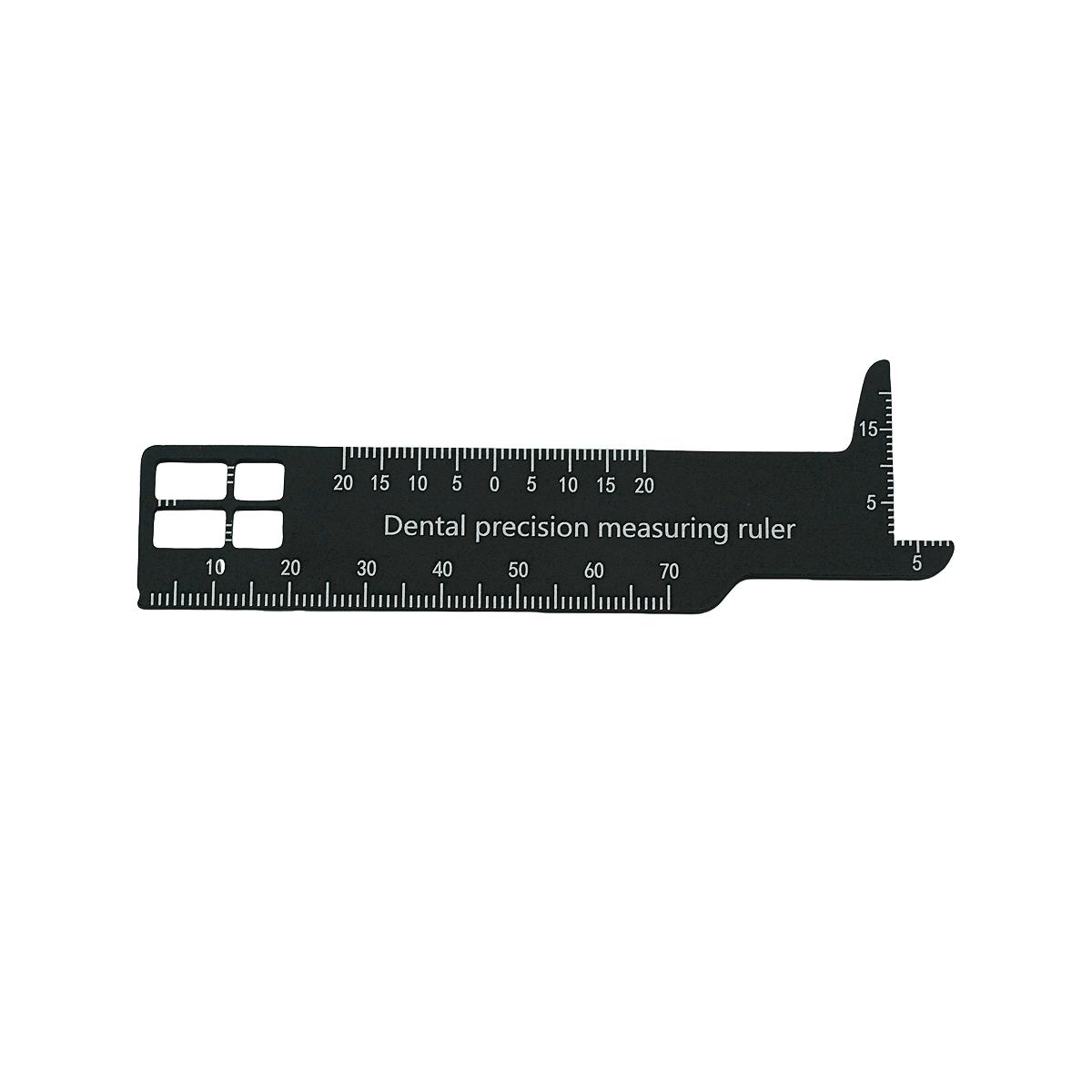 

1Pc Dental Lab Multifunction Ruler Aesthetic Design Prosthodontic Measurement Multi-Window Scale Crown Bridge Design Instrument