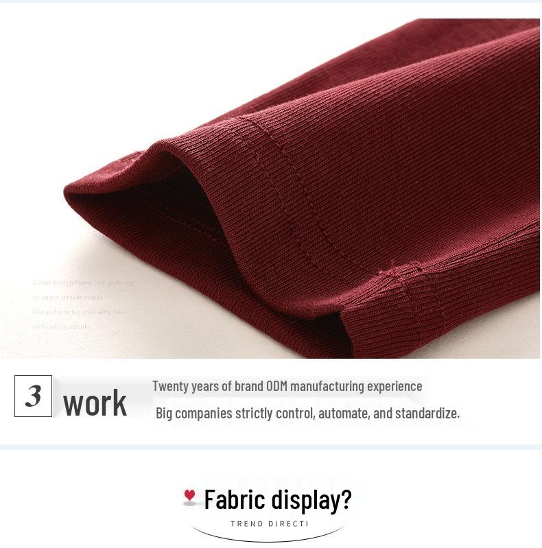 2025 Women's Slim Fit Long-Sleeve Polo Collar T-Shirt - Solid Color Base Layer for Spring and Autumn