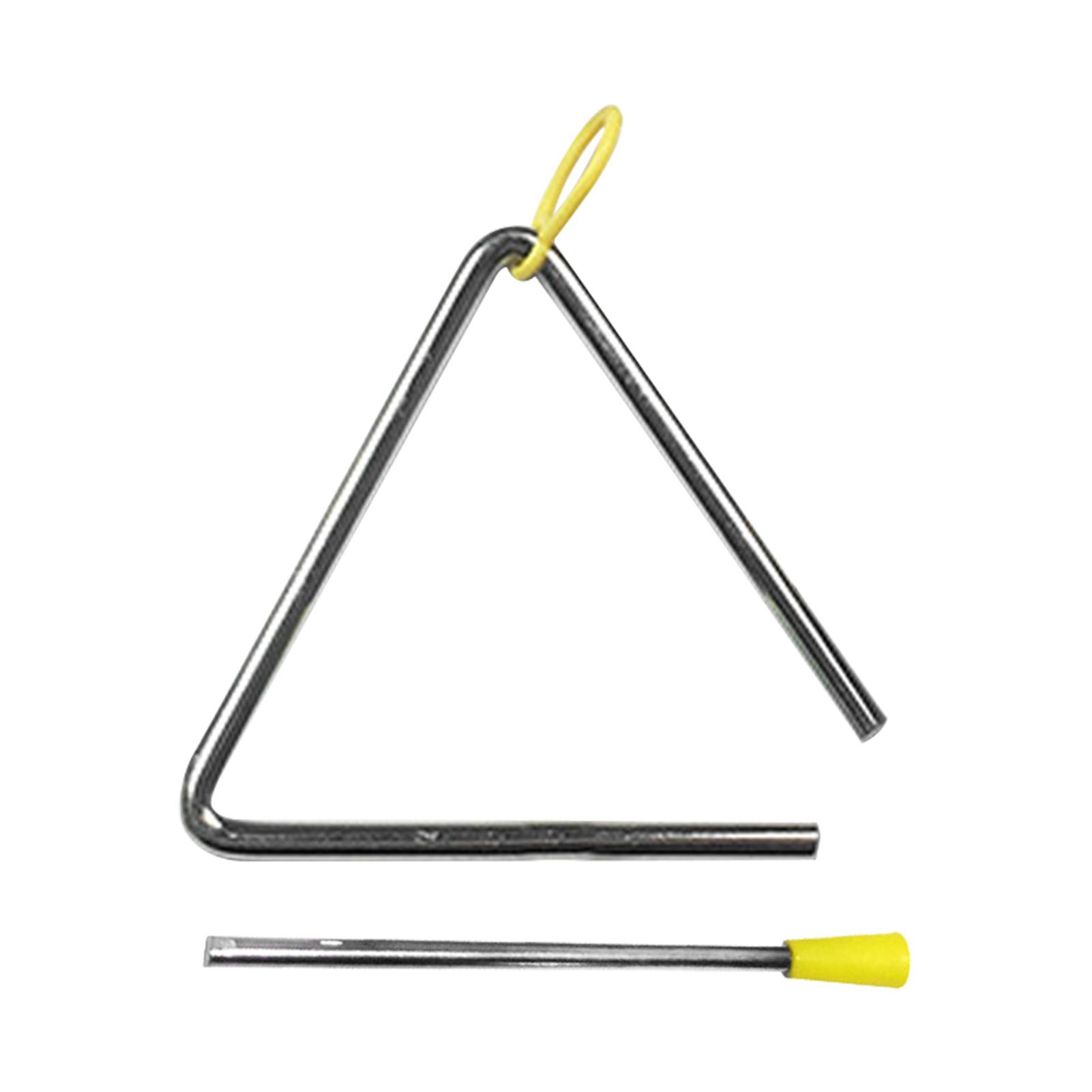 

Металлический треугольник с ударником, ручной ударный музыкальный инструмент для детей, образование, развлечения 6