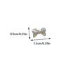 Accessory 20 Pcs/bag Pearl White Retro French Simple Bowknot Nail Art Accessories Elegant Gentle 3d Resin Diy