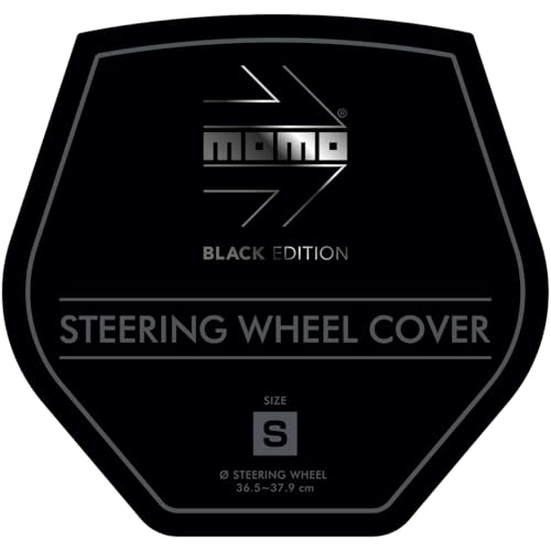 MOMO EASY BLACK EDITION Steering Wheel Cover, Italy, Milan, Size Small