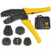 Multifunction Ratchet Crimper Plier Crimping Tool + Cable Wire Electrical Terminals Screwdriver Electrician Tools 4-In-1