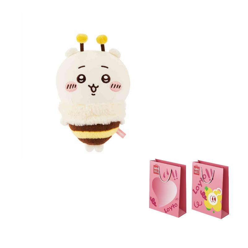 MINISO x Chiikawa Hachiware, Chiikawa, Usagi Sakura Season Bee Dolls Plush Doll Trumpets High Doll