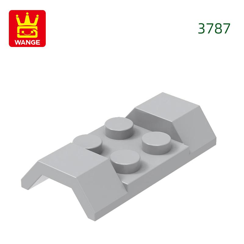 Non-Toxic 3787 100G/80Pcs 2X4 Car Fender Block Moc Color Arched Accessories Compatible With Bricks Diy Children'S Toy Assembly Gift