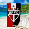 Pau-lo Fc Emblem Printed Beach Towel, Super Soft Microfiber, Perfect Gift Birthday, for Pool, Beach, Travel, for Family and Friends