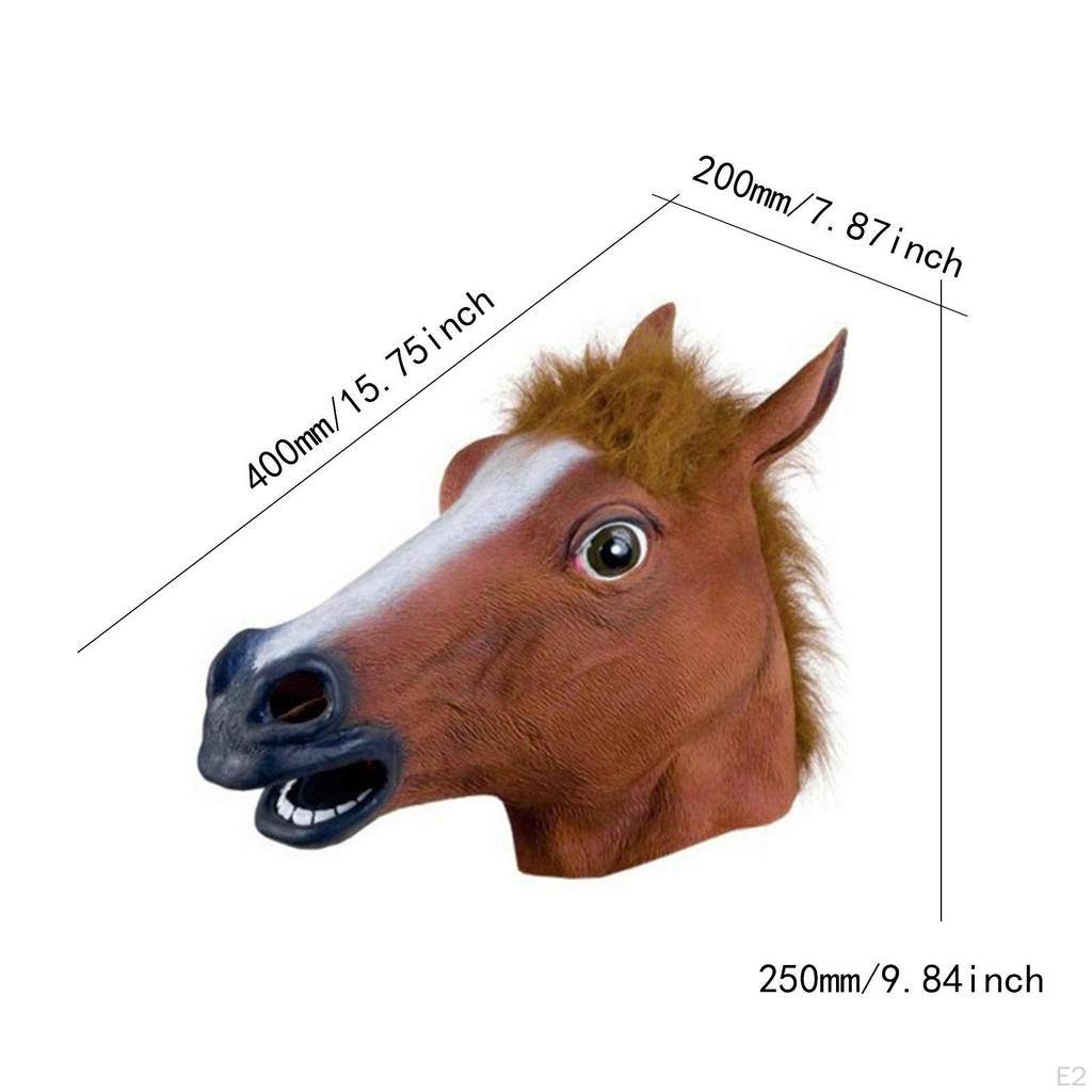 Animal Head Headgear Decoration Funny Dress Up Prop Costume Accessory for Show Halloween