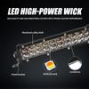 Motorcycle Headlight Light Handlebar LED Light Bar Set 60W LED With switch Kit Fits Most 7/8” Handlebars White Yellow Flicker