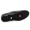 Low Heel 2.5cm Men's Modern Dance Shoes Professional Lace-up Black Leather Tango  International Standard Dance Shoes