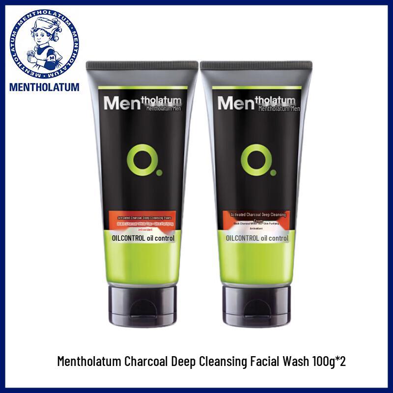Mentholatum Men s Activated Charcoal Deep Cleansing Facial Cleanser