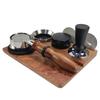 Wood Coffee Tamper Holder Wood Tamping Stand Espresso Tamping Station Coffee Tool Rack Wood Material for Coffee Lovers