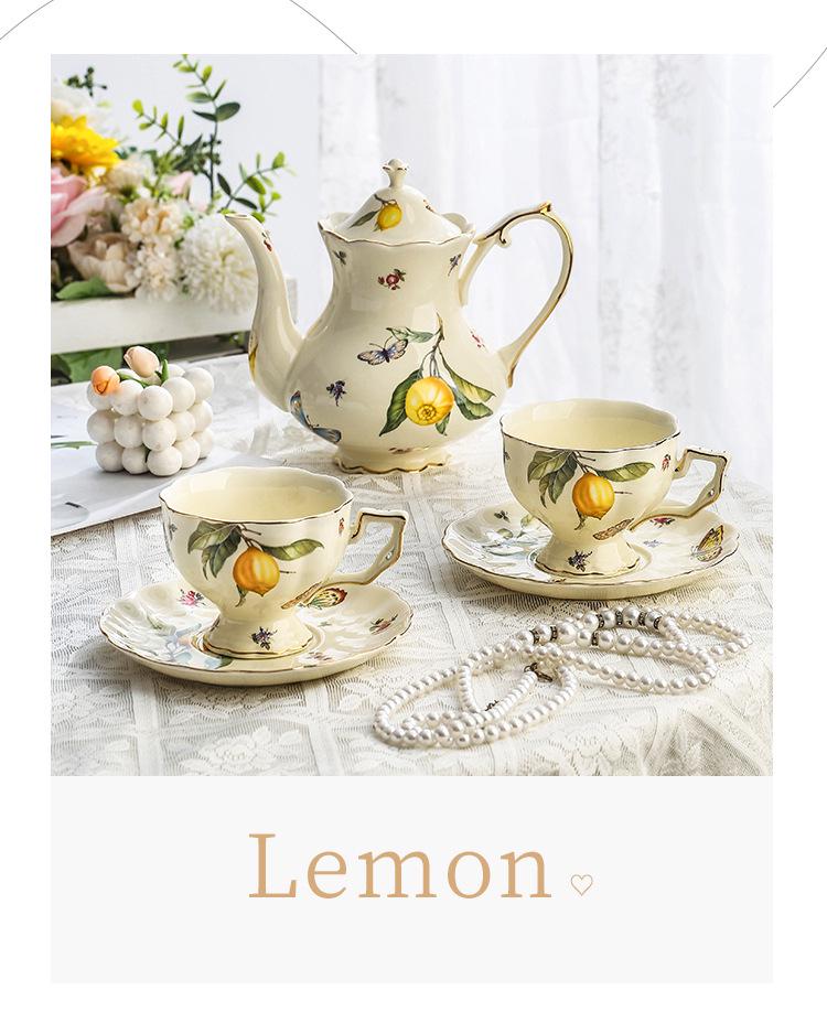 Vintage Ceramic Tea Set: British & French Style Coffee Cup and Saucer