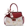 Chinese Embroidered Red Crossbody Bag for Mothers – Elegant Wedding Accessory