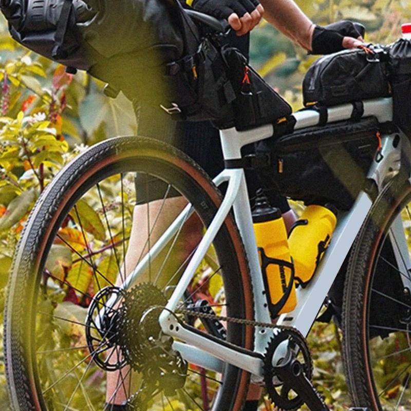 Cycling Triangular Pouches Front Top Tube Bag Waterproofs Bicycles Frame Bag Cycling Tool Triangular Storage Pouches