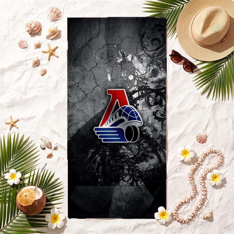 Lokomotiv Yaroslav (28) Soft Beach Towel Stylish Beach Pool Towel for Summer Seaside Vacation Travel