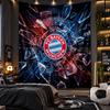 Vegghengt Teppe Bayern München Trykt Stoff for Stue Soverom Hjemmeinnredning