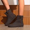 Large Size Mid-leg Platform Fashion Boots for Autumn and Winter New Denim Style Classic Women's Boots