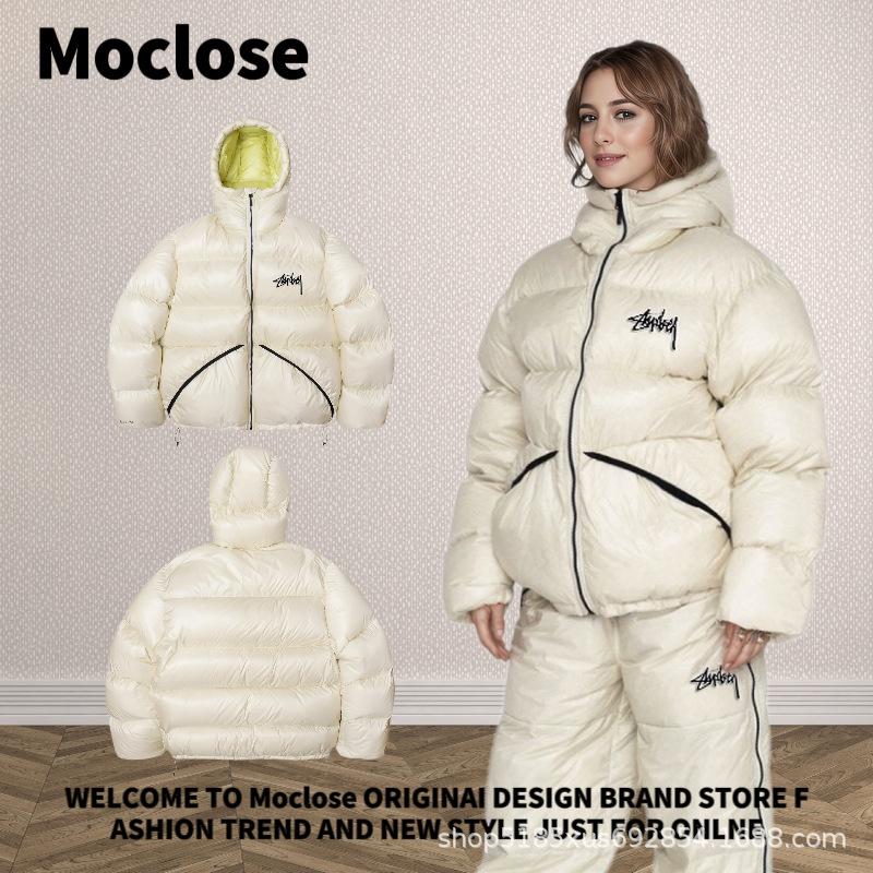 Giacca Piumino Calda Unisex Moclose - Vestibilità Larga Streetwear per Autunno/Inverno