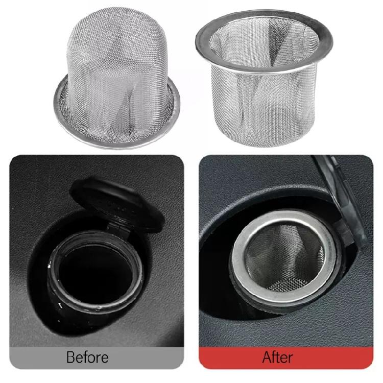 Wiper Spray Bottle Filter Protects Against Debris Clogging for 3/Y Front Hood Filter Wiper Tanks Filling Port Funnel Net
