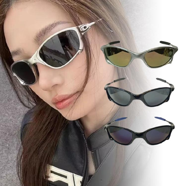 Outdoor Sport Polarisierte Sonnenbrille UV400 Schutz Leichtes Metallgestell Für Motorradfahren Radfahren Laufen