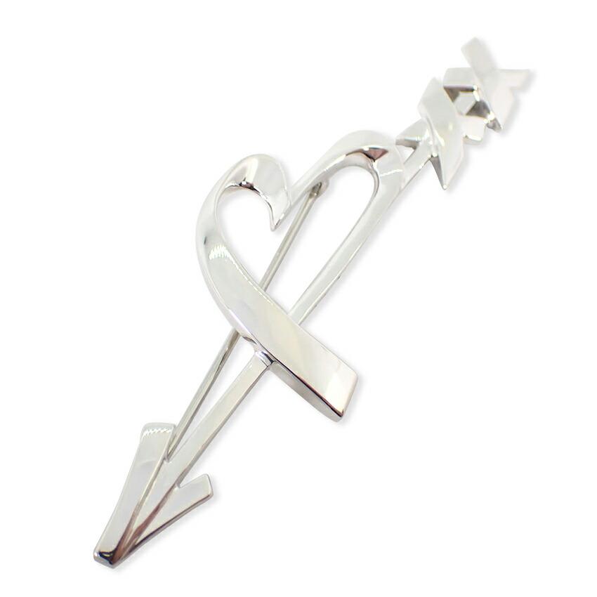 

[Used] TIFFANY/Tiffany 925 Paloma Picasso/Loving Heart & Arrow Kiss Brooch/j13-38