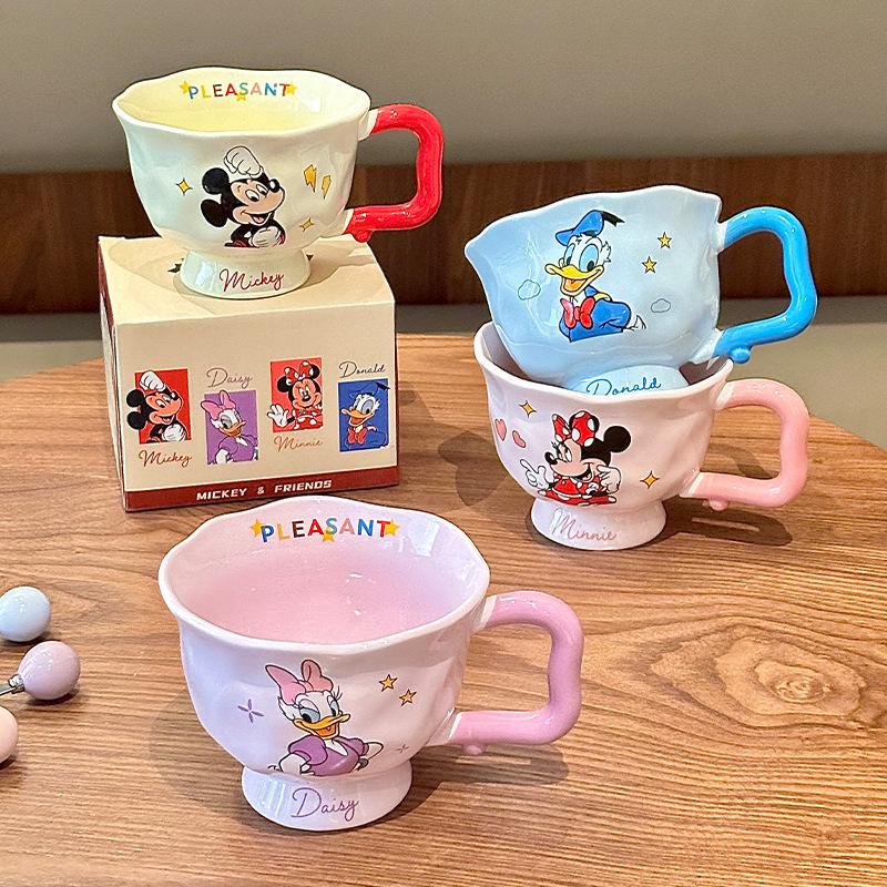 Niedlicher Keramik-Wasserbecher, hochwertiger Becher, Geburtstagsgeschenk für Freund und Freundin, Geschenkbox.